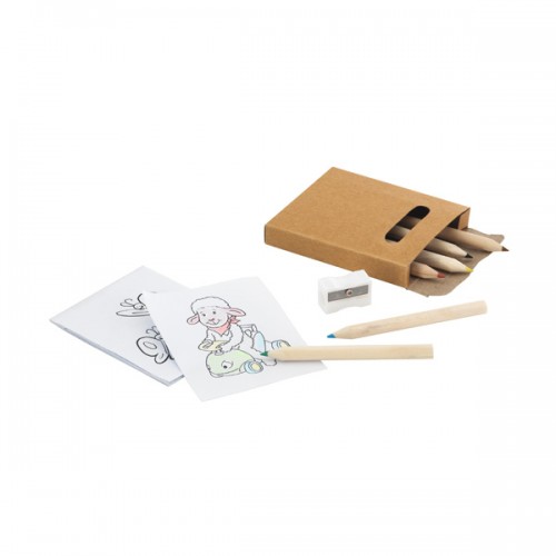Kit para pintar em caixa de cartao