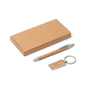 Kit esferografica e chaveiro
