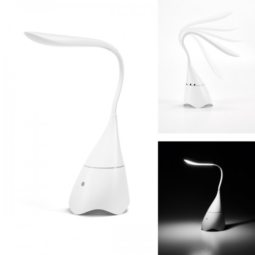 Luminária de mesa com caixa de som