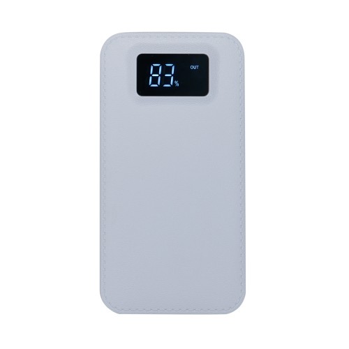 Power Bank Plástico com Visor Digital